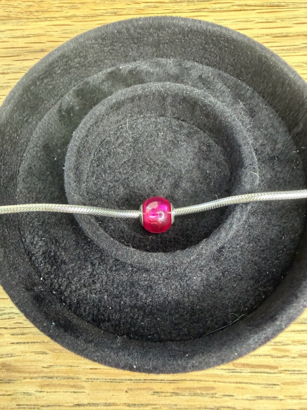 RETIRED Pandora Essence “Passion” Hot Pink Glass Murano Charm Bead - Picture 2 of 4